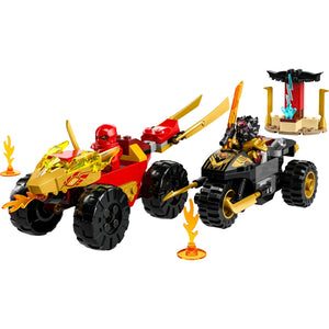 Kai and Ras's Car and Bike Battle by LEGO -Lego - India - www.superherotoystore.com