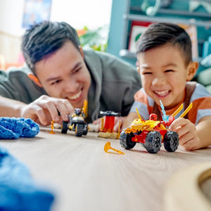 Kai and Ras's Car and Bike Battle by LEGO -Lego - India - www.superherotoystore.com