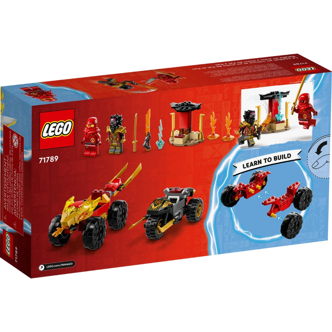 Kai and Ras's Car and Bike Battle by LEGO -Lego - India - www.superherotoystore.com