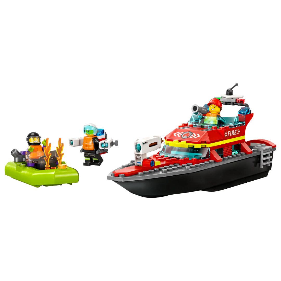 Fire Rescue Boat by LEGO -Lego - India - www.superherotoystore.com