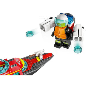 Fire Rescue Boat by LEGO -Lego - India - www.superherotoystore.com