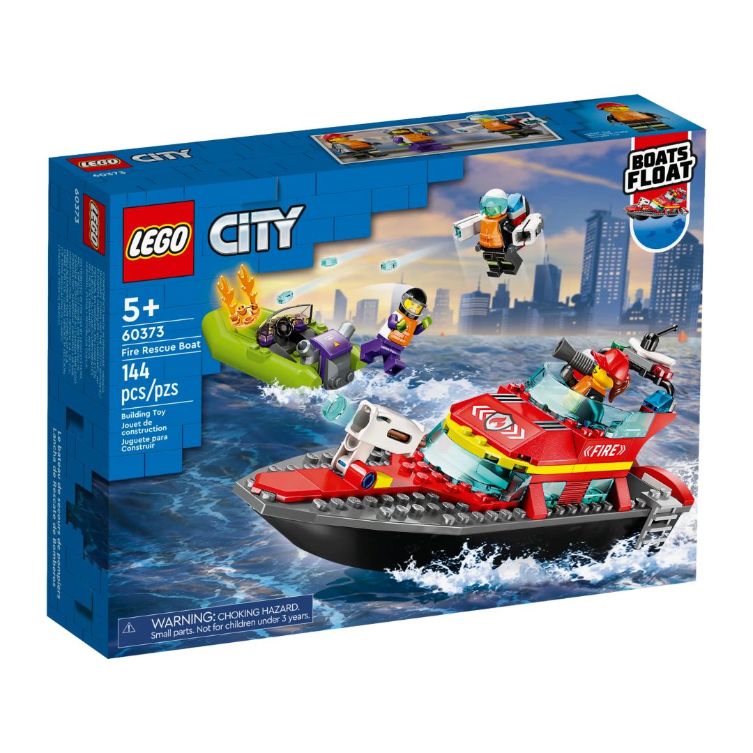 Fire Rescue Boat by LEGO -Lego - India - www.superherotoystore.com