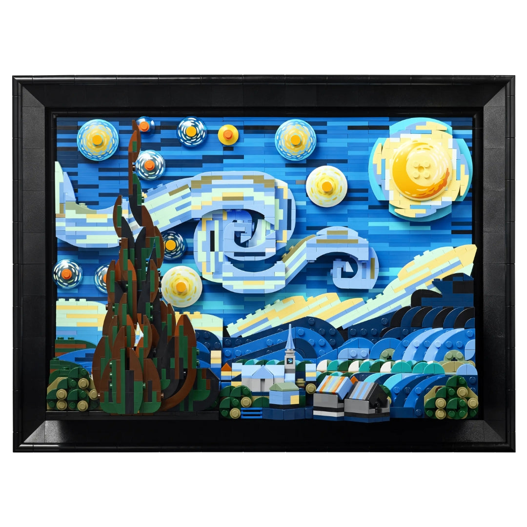 Vincent van Gogh The Starry Night by LEGO
