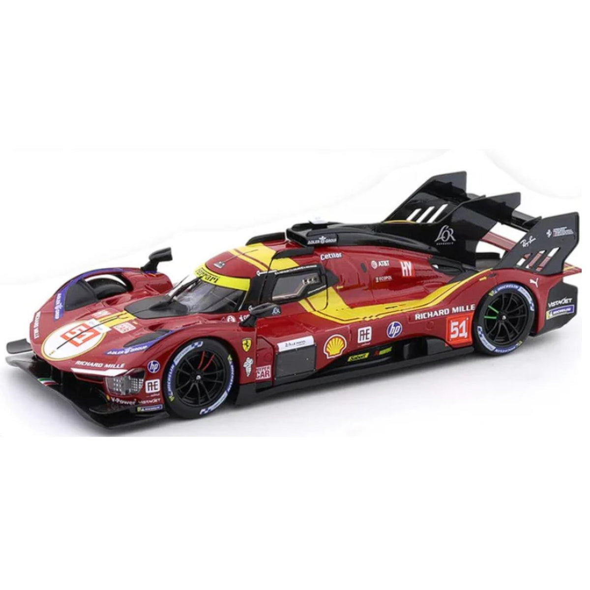 Ferrari 499P 2025 No 50 24h LeMans Winner 1:24 Scale Diecast Car By Bburago -Bburago - India - www.superherotoystore.com