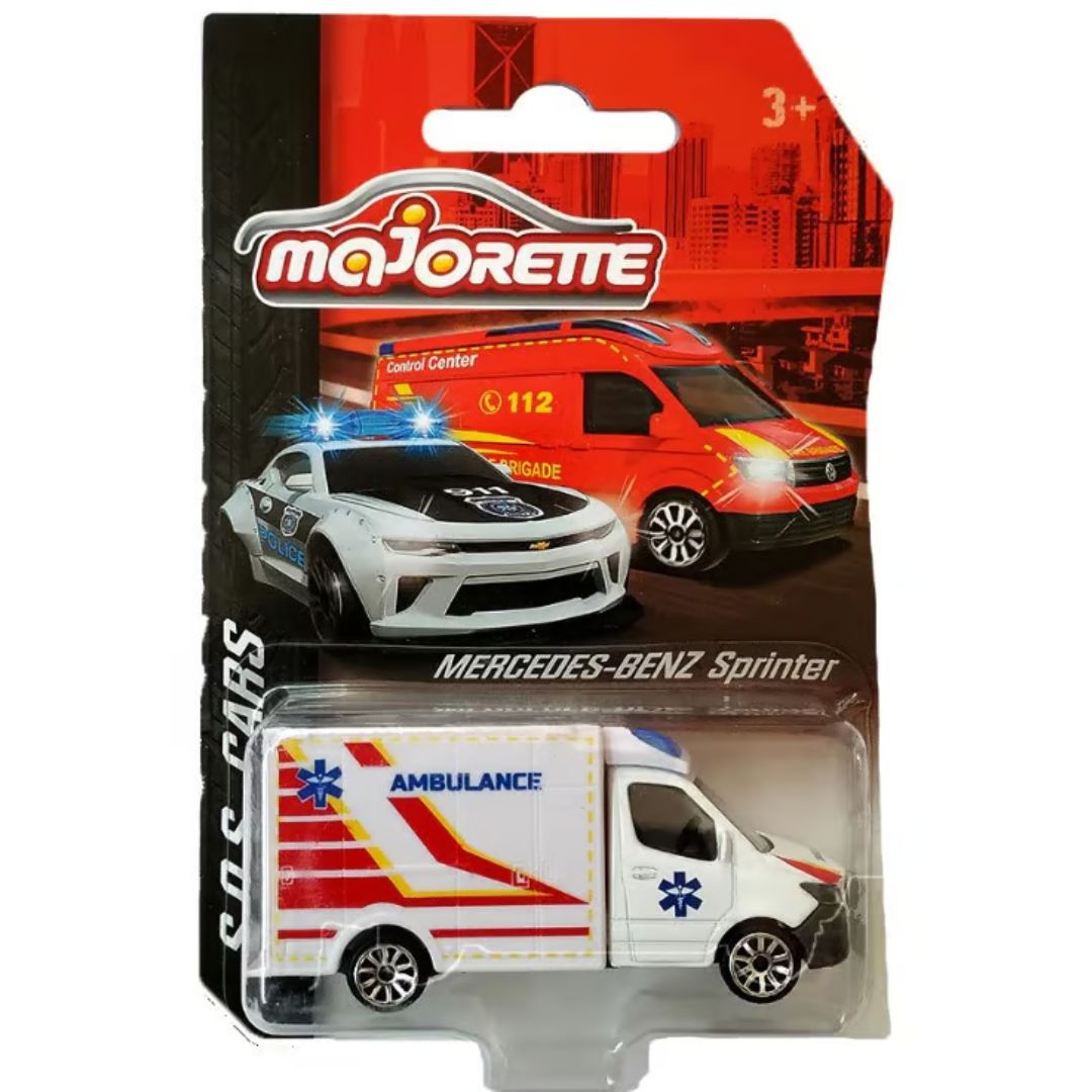 Rescue Premium Mercedes Benz Sprinter by Majorette -Majorette - India - www.superherotoystore.com