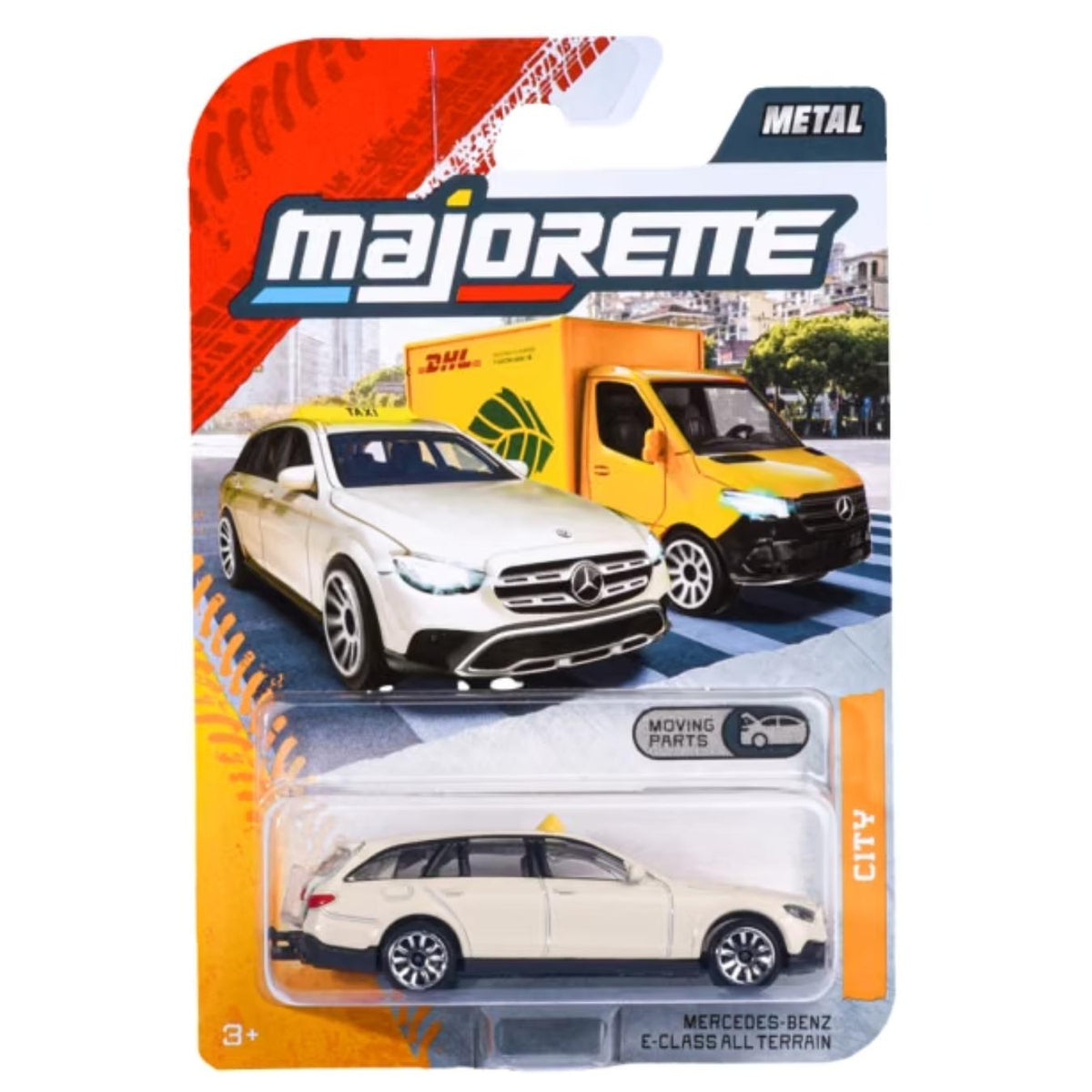 City Premium - Cream MERCEDES-BENZ E Class All Terrain 1:64 Scale Die-Cast Car By Majorette -Majorette - India - www.superherotoystore.com