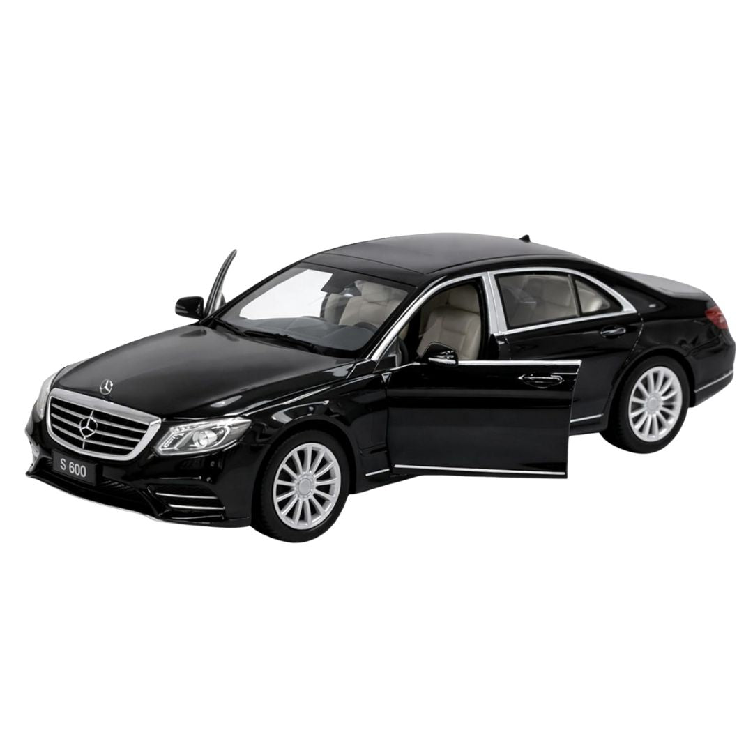 Black Mercedes-Benz S 600 1:32 Scale Die-Cast car By MSZ