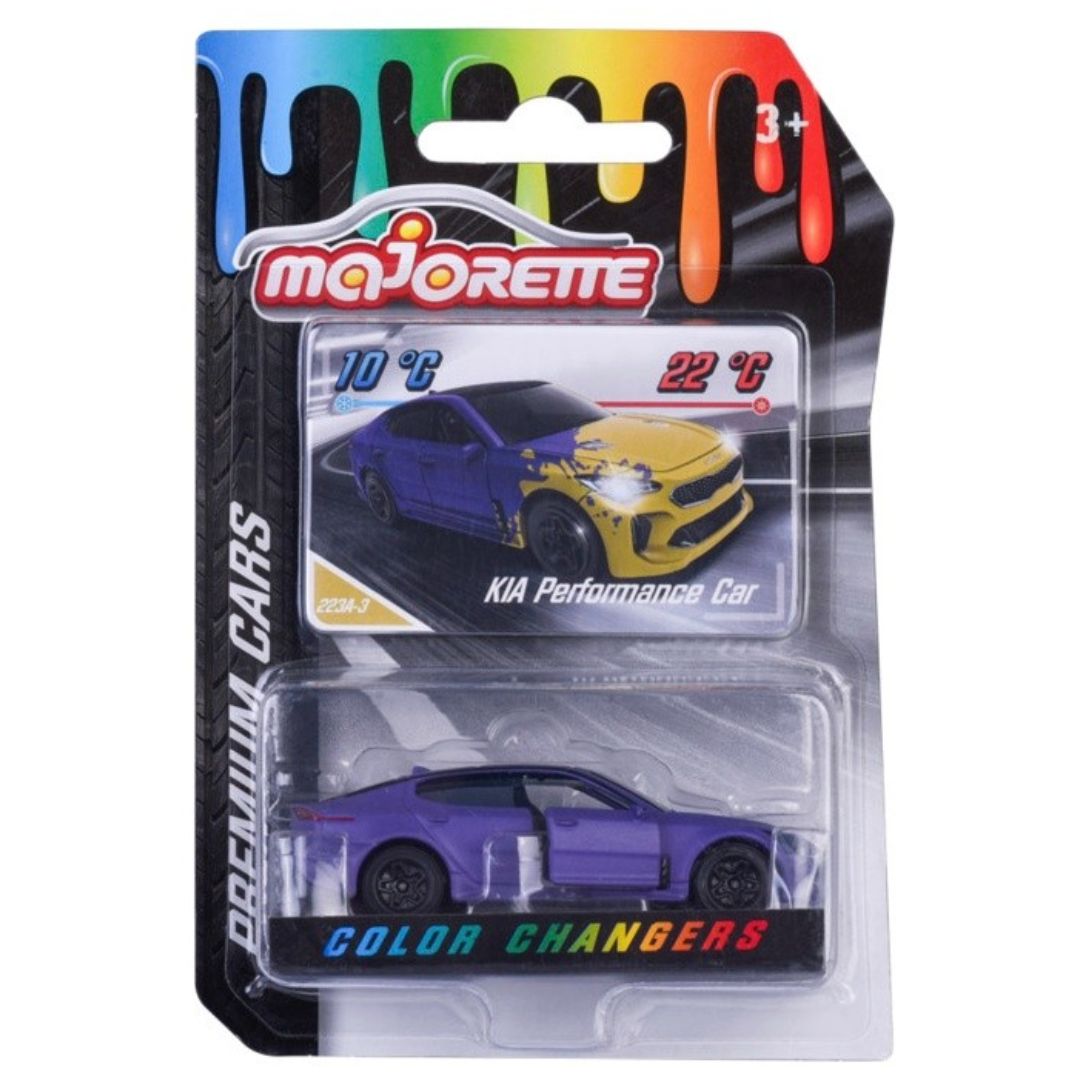 Colour Changers Kia Perormance Car 1:64 Scale Die-Cast Car By Majorette