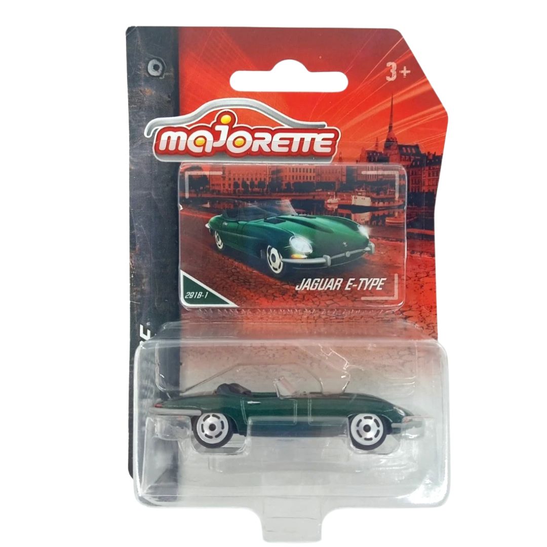 Vintage Series Jaguar E-Type 1:64 Scale Die-Cast Car By Majorette