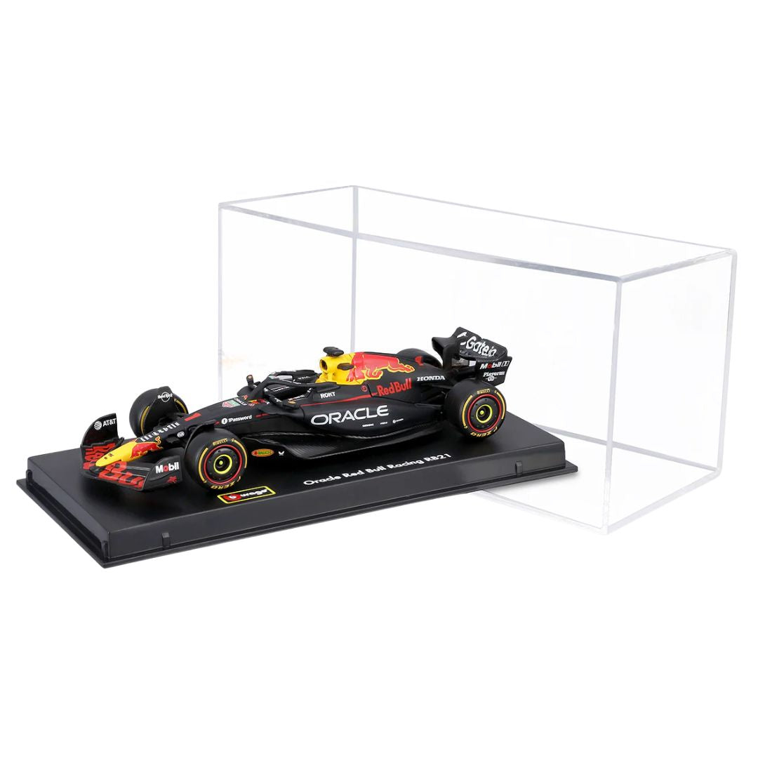 F1 2025 Bahrain GP Oracle Red Bull RB21 #1 1:43 Scale Die-Cast by Bburago -Bburago - India - www.superherotoystore.com
