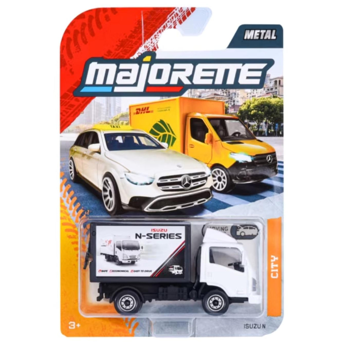 City Premium Isuzu N 1:64 Scale Die-Cast Truck By Majorette -Majorette - India - www.superherotoystore.com
