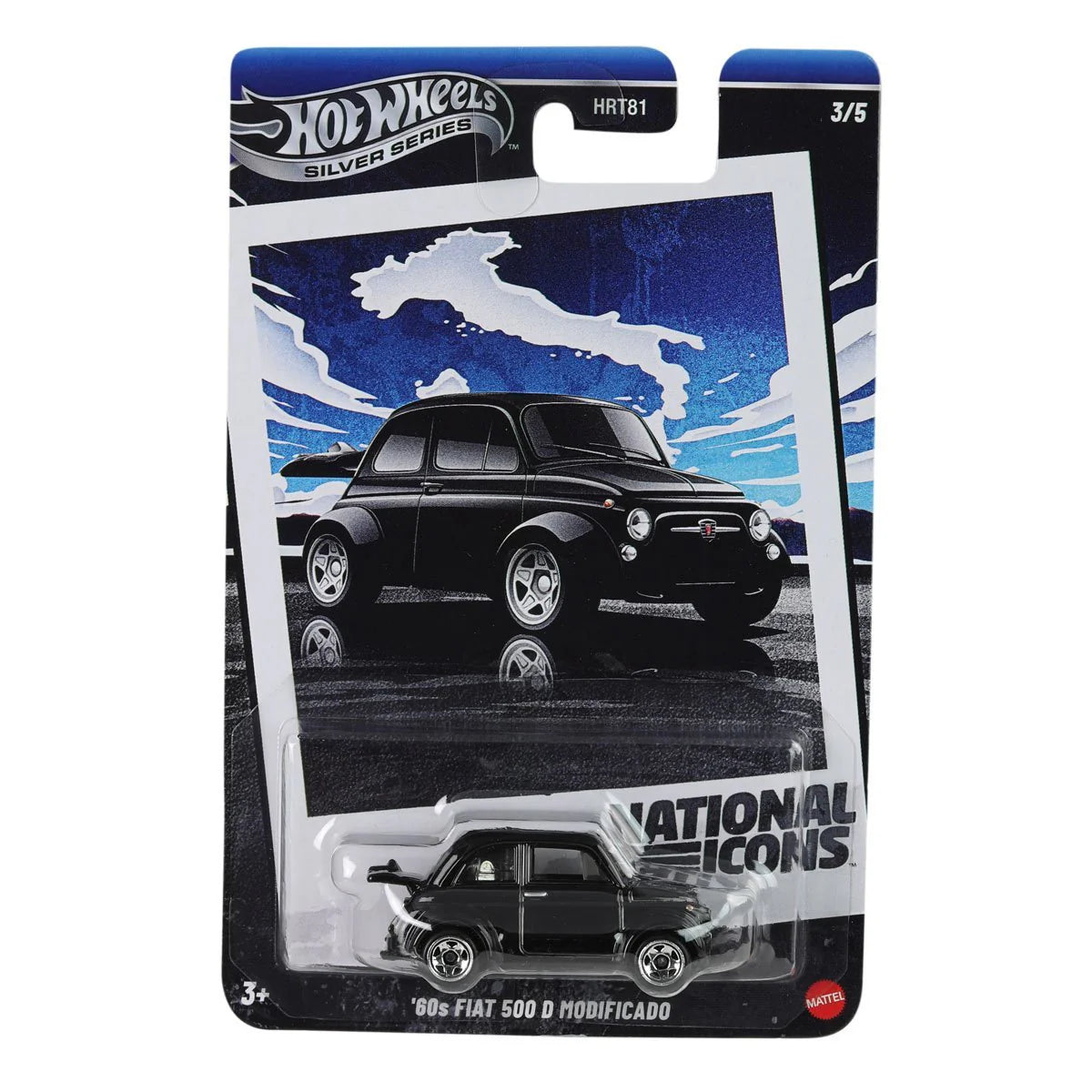 Vintage Assortment 1960 Fiat 500 D Modificado 1:64 Scale Die-Cast Car By Hot Wheels By Hotwheels