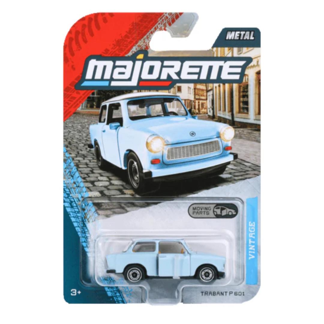 Vintage Series Blue Trabant P 601 1:64 Scale Die-Cast Car By Majorette -Majorette - India - www.superherotoystore.com