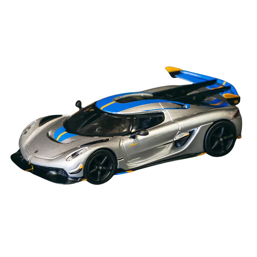 Koenigsegg Jesko Attack Silver - Global64 1:64 Diecast Car By Tarmac Works -Tarmac Works - India - www.superherotoystore.com