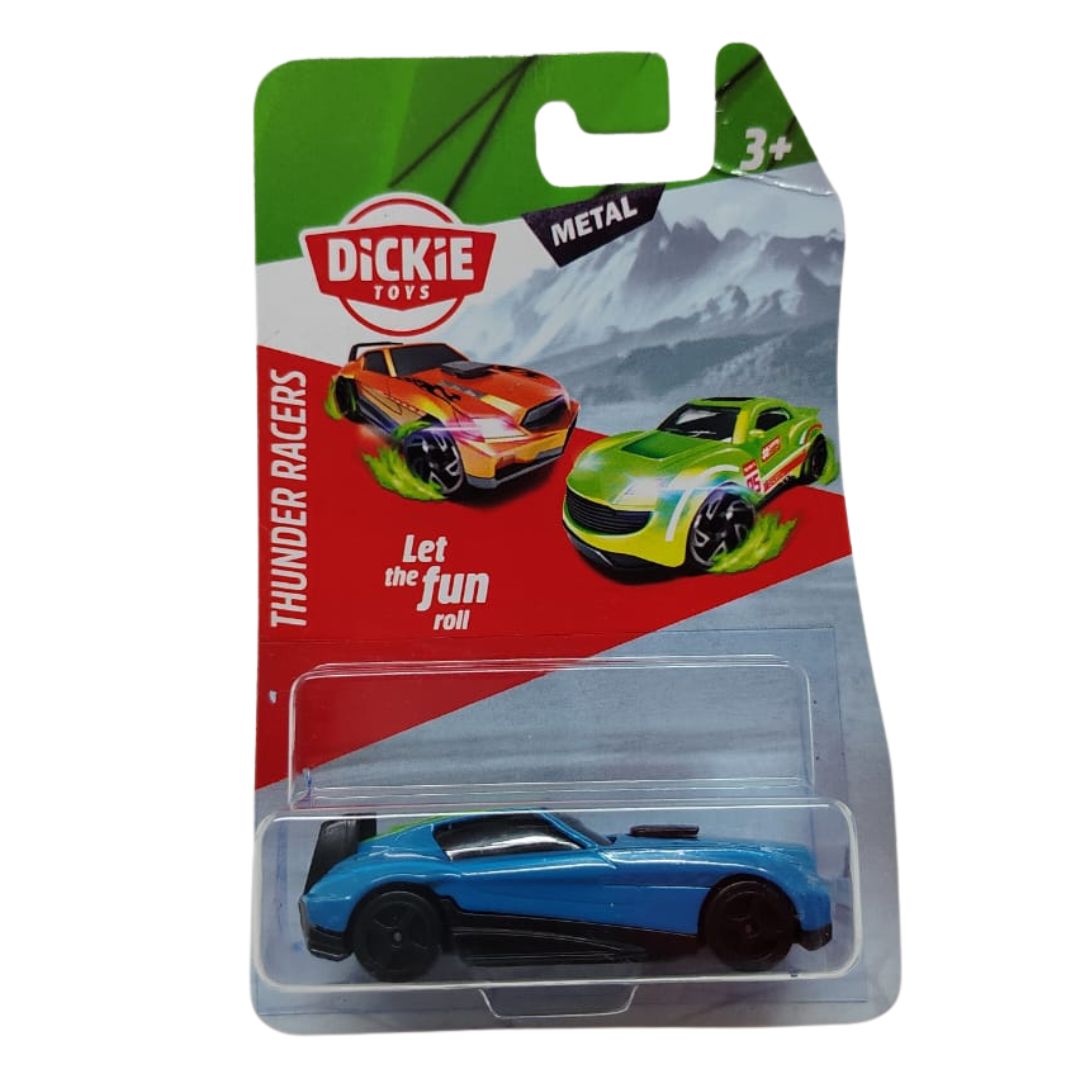 Black - Blue Thunder Racers 1:64 Scale Die-Cast Car By Dickie Toys -Dickie Toys - India - www.superherotoystore.com