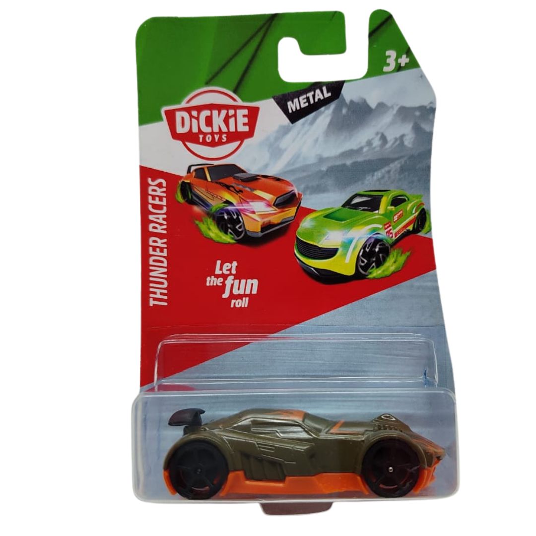 Green - Orange Thunder Racers 1:64 Scale Die-Cast Car By Dickie Toys -Dickie Toys - India - www.superherotoystore.com