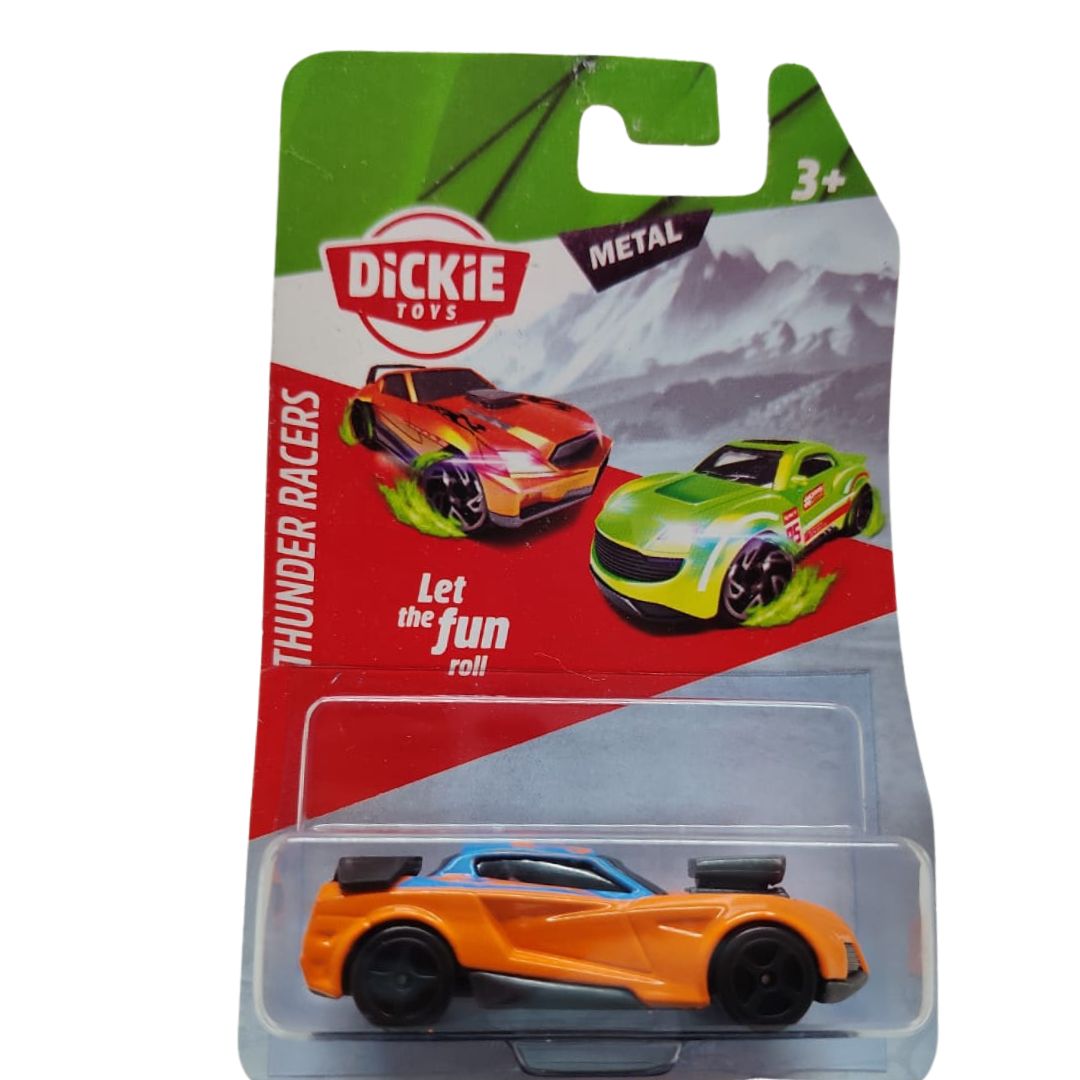 Blue - Orange - Black Thunder Racers 1:64 Scale Die-Cast Car By Dickie Toys -Dickie Toys - India - www.superherotoystore.com