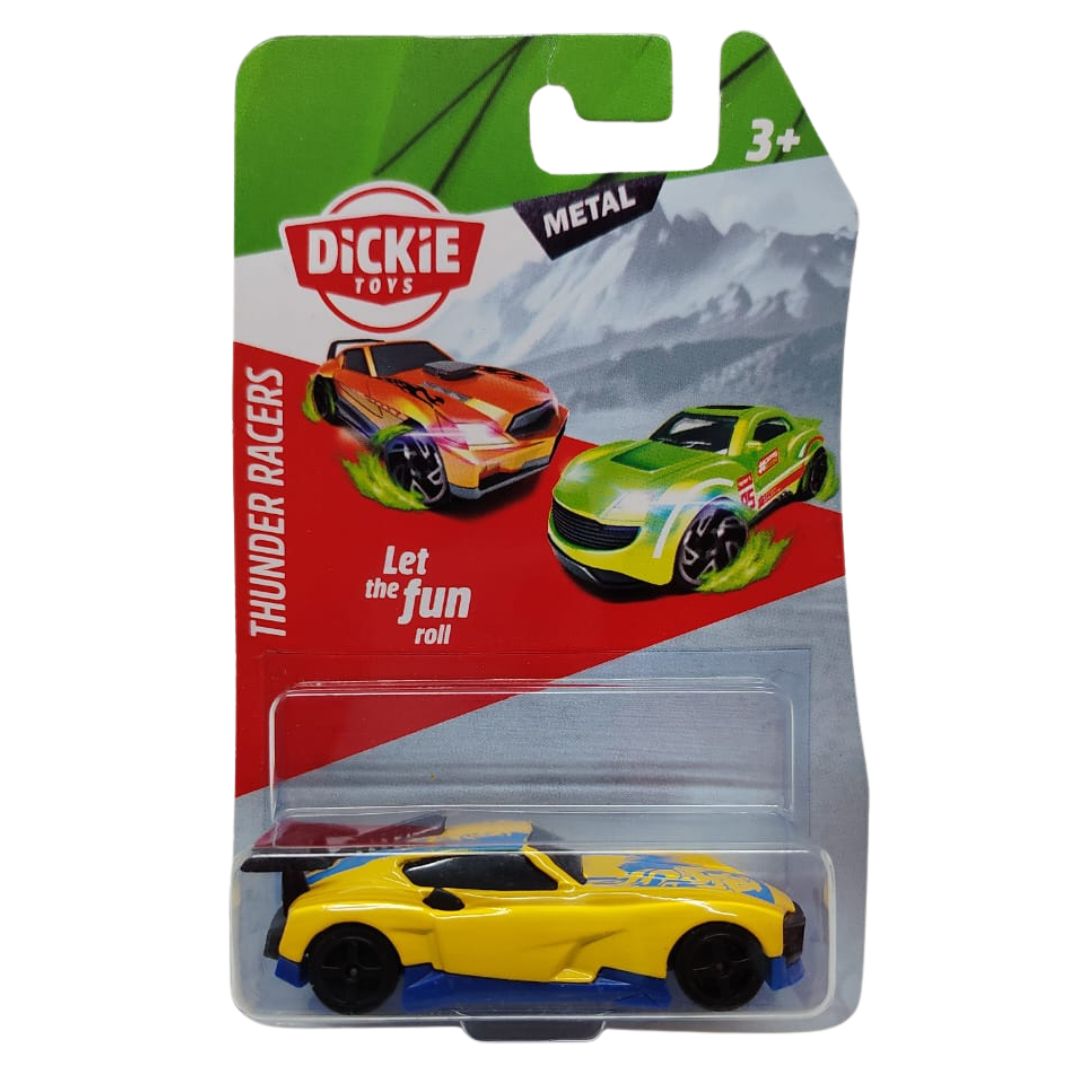 Yellow - Blue Thunder Racers 1:64 Scale Die-Cast Car By Dickie Toys -Dickie Toys - India - www.superherotoystore.com
