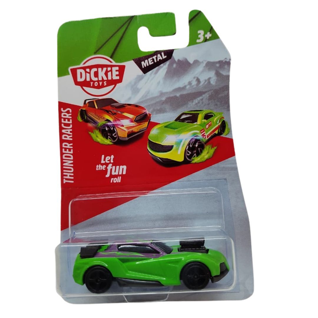 Green - Black Thunder Racers 1:64 Scale Die-Cast Car By Dickie Toys -Dickie Toys - India - www.superherotoystore.com