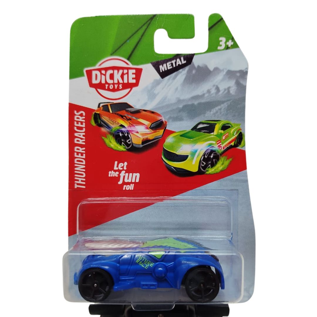 Silver - Blue Thunder Racers 1:64 Scale Die-Cast Car By Dickie Toys -Dickie Toys - India - www.superherotoystore.com