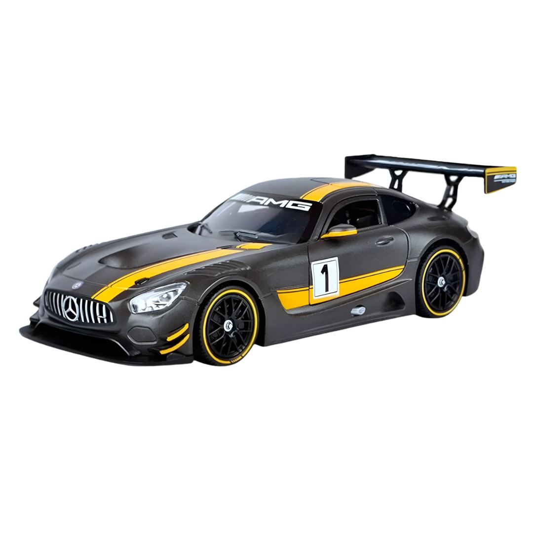 Mercedes-AMG GT3 Black 1:24 Scale Diecast Model By Motormax -Motormax - India - www.superherotoystore.com