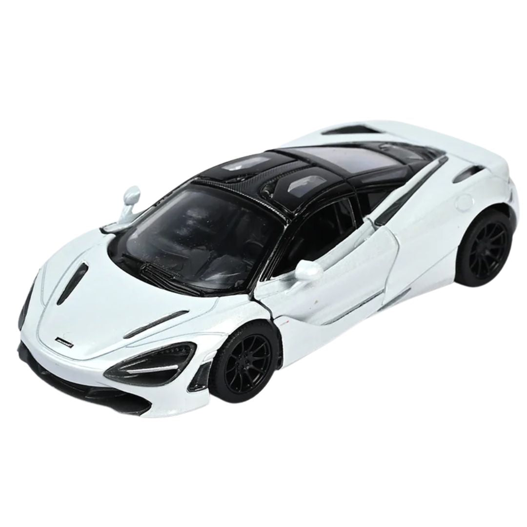 White McLaren 720 S 1:36 Scale Die-Cast Car By Kinsmart -Kinsmart - India - www.superherotoystore.com