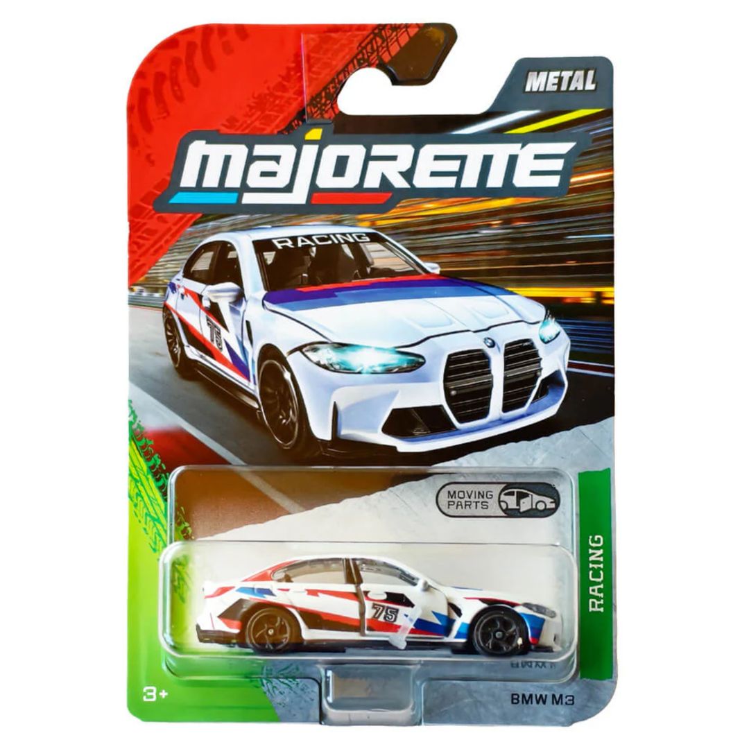 Racing Premium White BMW M3 Die-Cast Car By Majorette
