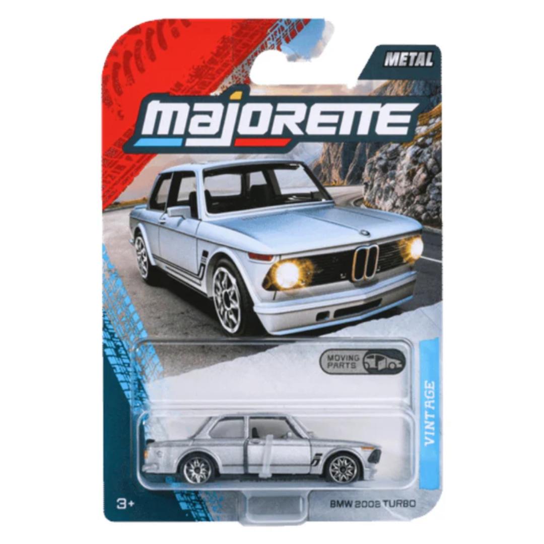 Vintage Series Silver BMW 2002 Turbo 1:64 Scale Die-Cast Car By Majorette -Majorette - India - www.superherotoystore.com