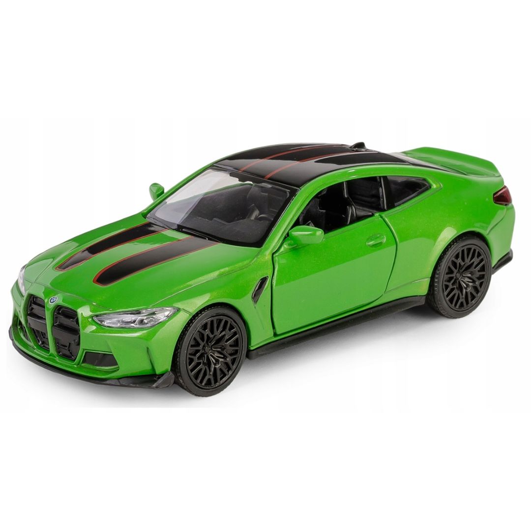 Green BMW M4 CSL 1:43 Scale Die-Cast Car By RMZ