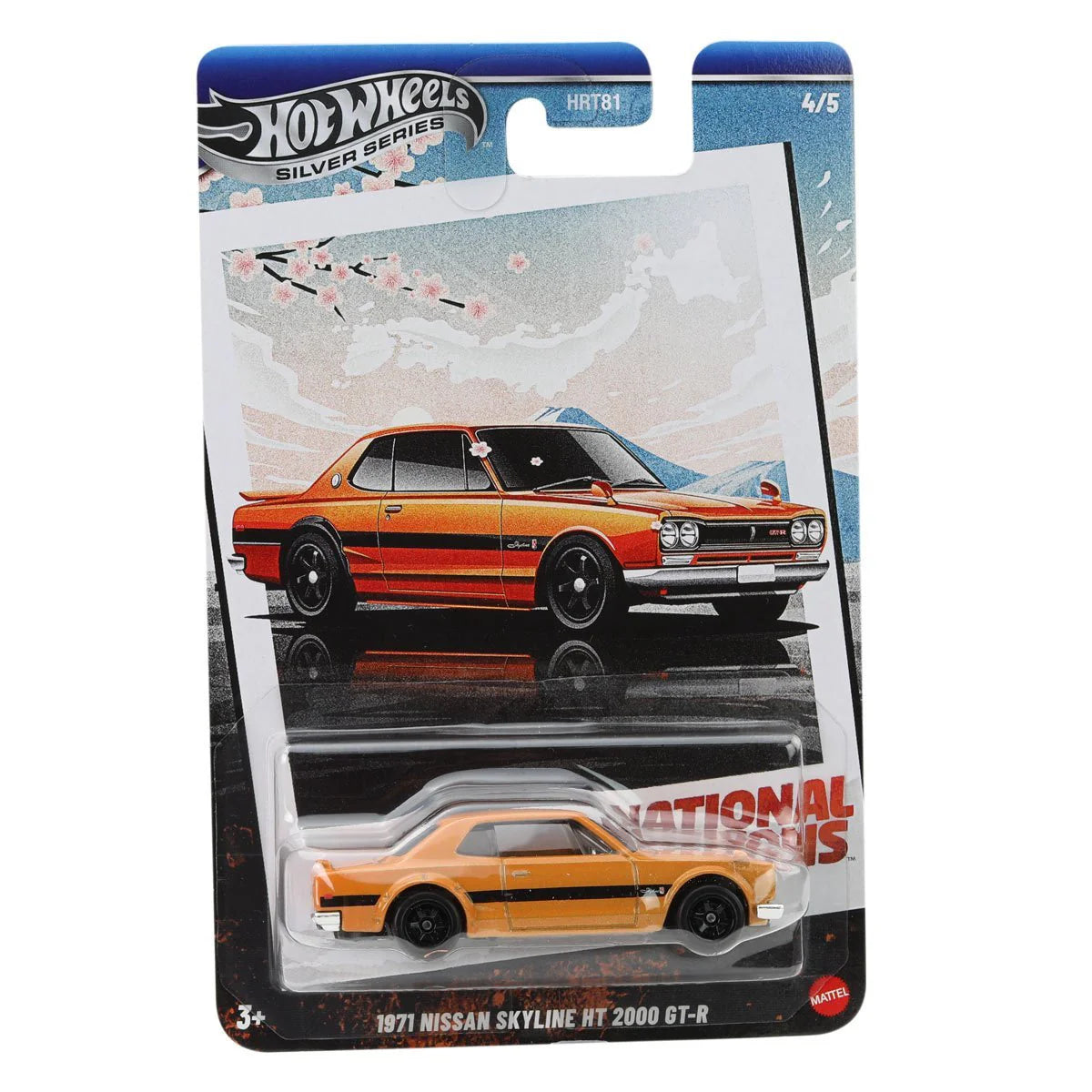 Vintage Assortment 1971 Nissan Skyline Ht 2000 Gt-R 1:64 Scale Die-Cast Car By Hot Wheels