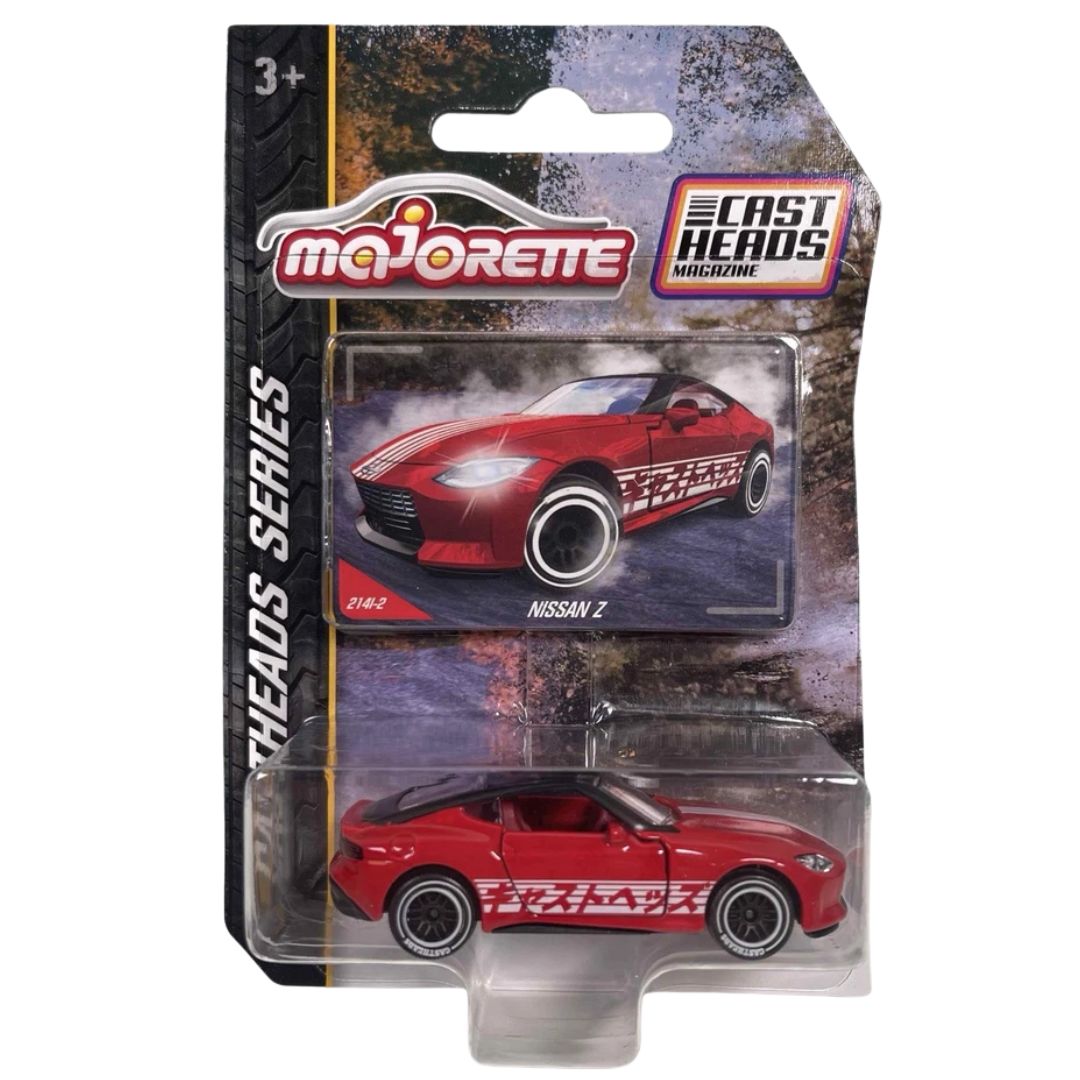 Castheads Red Nissan Z 1:64 Scale Die-Cast Car By Majorette