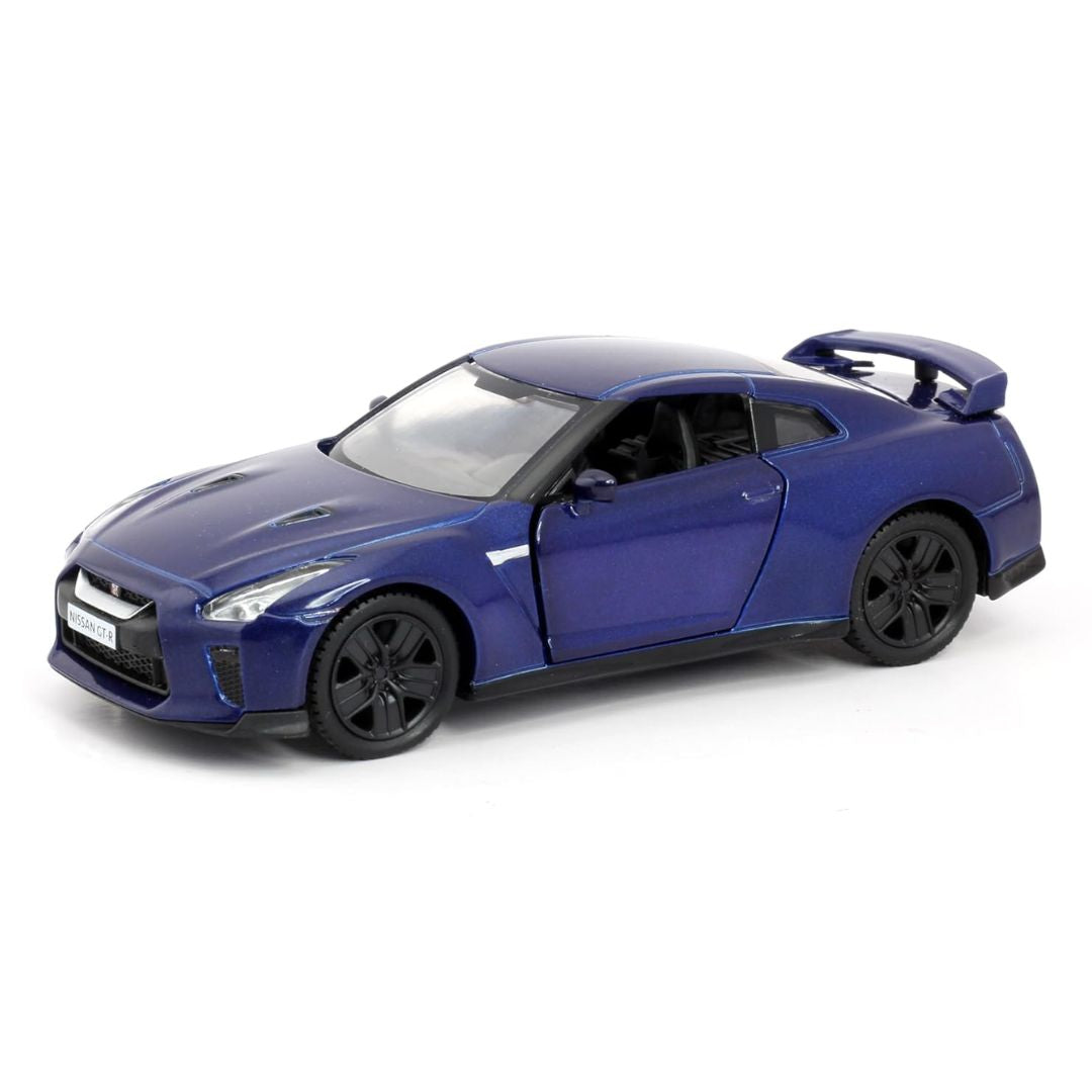 Blue Nissan GT-R 1:43 Scale Die-Cast Car By RMZ
