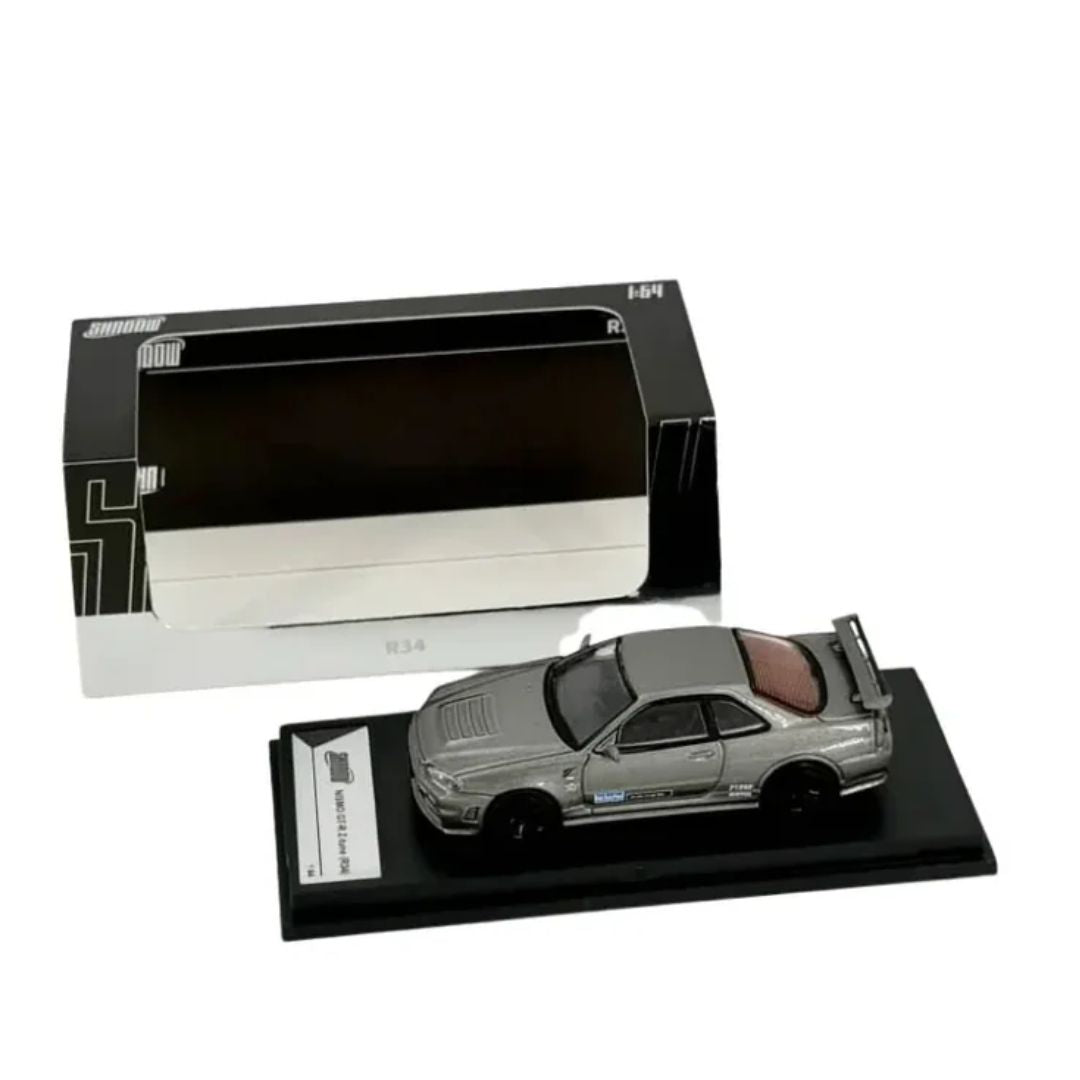Nismo Gt-R (R34) Z-Tune (Gunmetal Grey ) 1:64 Diecast Car By Gcd