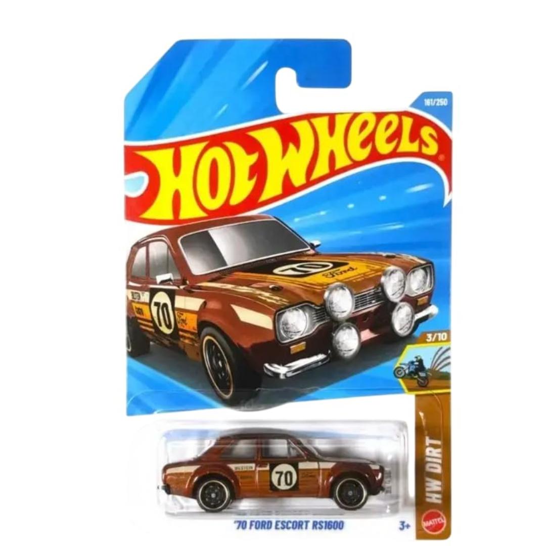 Orange HW Dirt 70 Ford Escort RS1600 (161/250) 1:64 Scale Die-Cast Car By Hot Wheels -Hot Wheels - India - www.superherotoystore.com