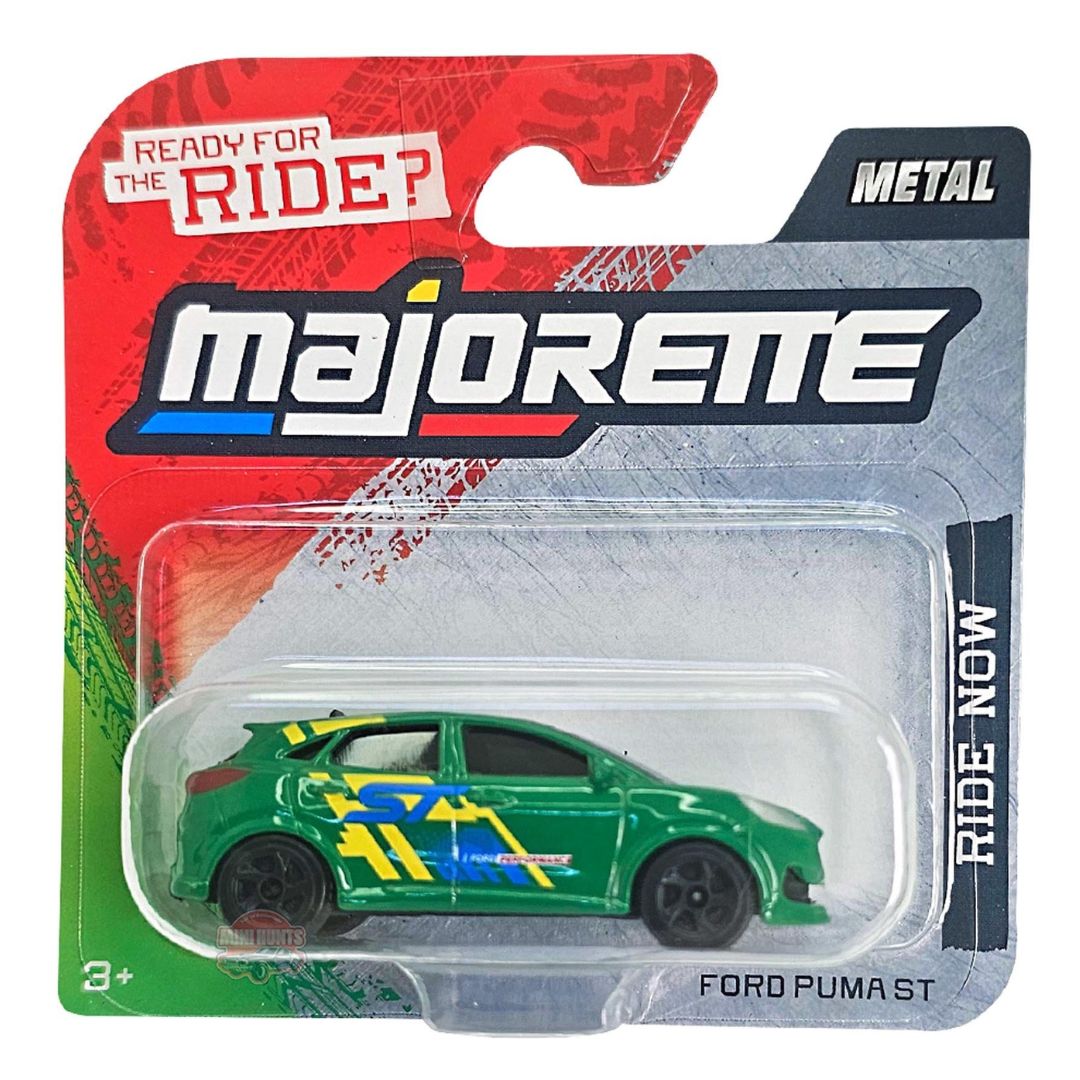 Street Cars Green Ford Puma ST - 1:64 Scale Die-Cast Car By Majorette -Majorette - India - www.superherotoystore.com