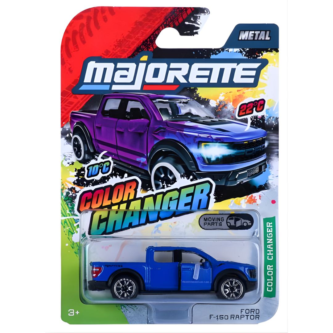 Showroom Premium Cars Blue Ford F-150 Raptor 1:64 Scale Die-Cast Car By Majorette -Majorette - India - www.superherotoystore.com