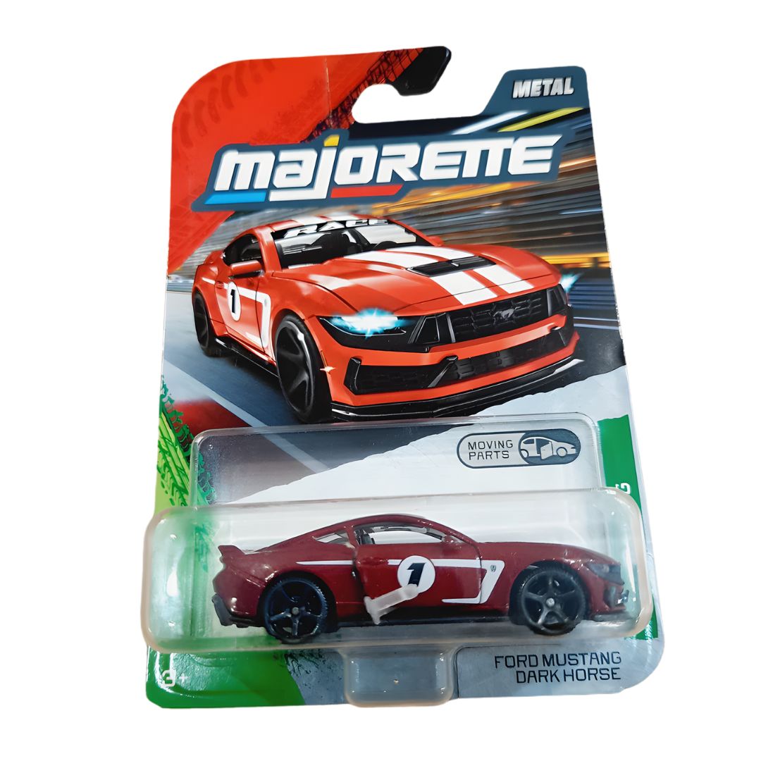 Racing Premium Maroon Ford Mustang Dark Horse Die-Cast Car By Majorette -Majorette - India - www.superherotoystore.com