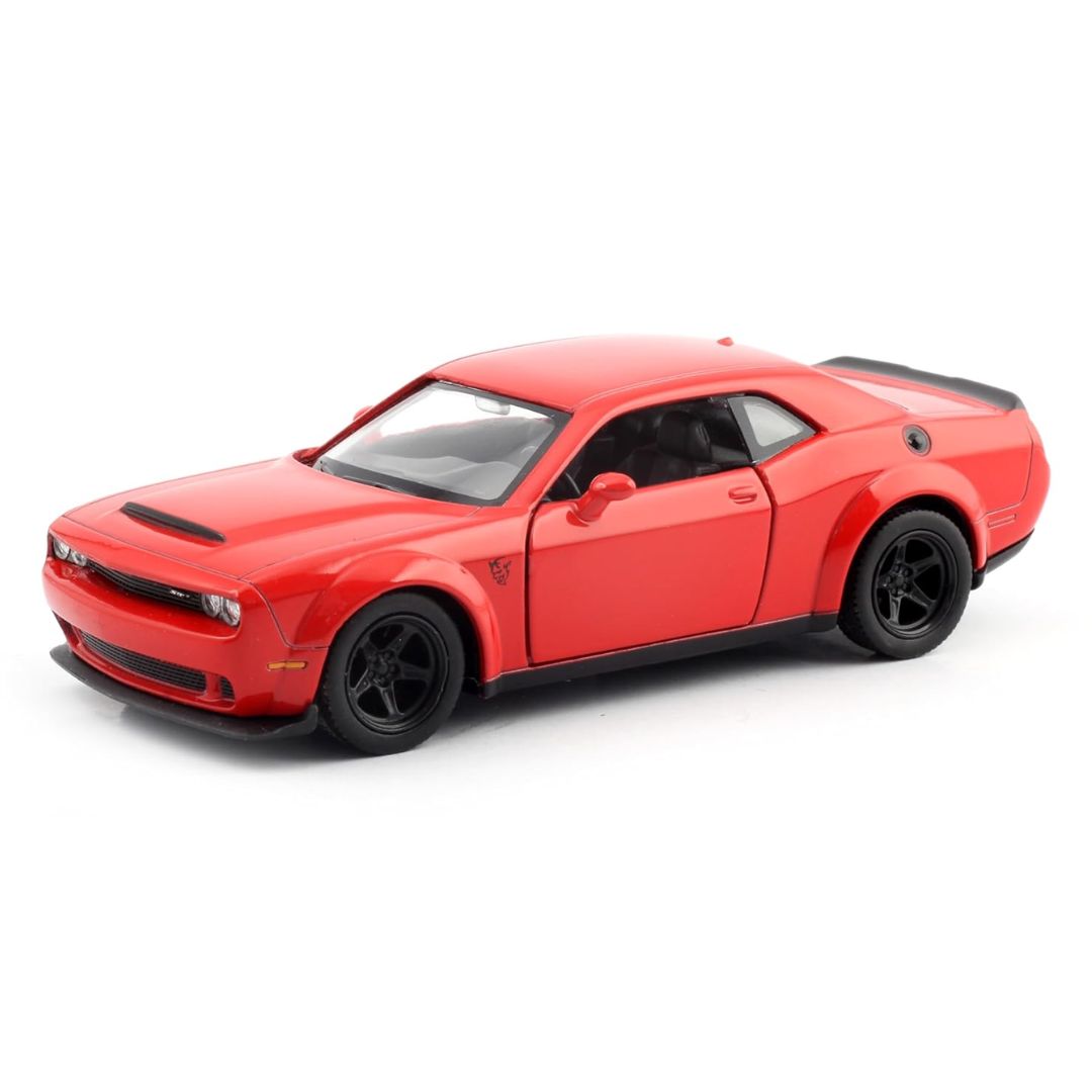 Red Dodge Challenger SRT Demon 1:43 Scale Die-Cast Car By RMZ