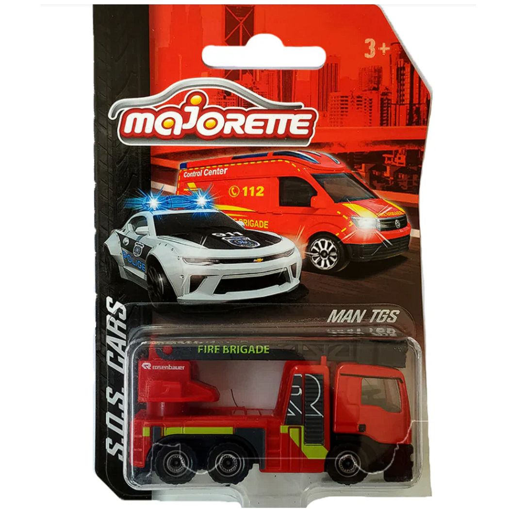 Rescue Premium MAN TGS 1:64 Scale Die-Cast Car By Majorette -Majorette - India - www.superherotoystore.com