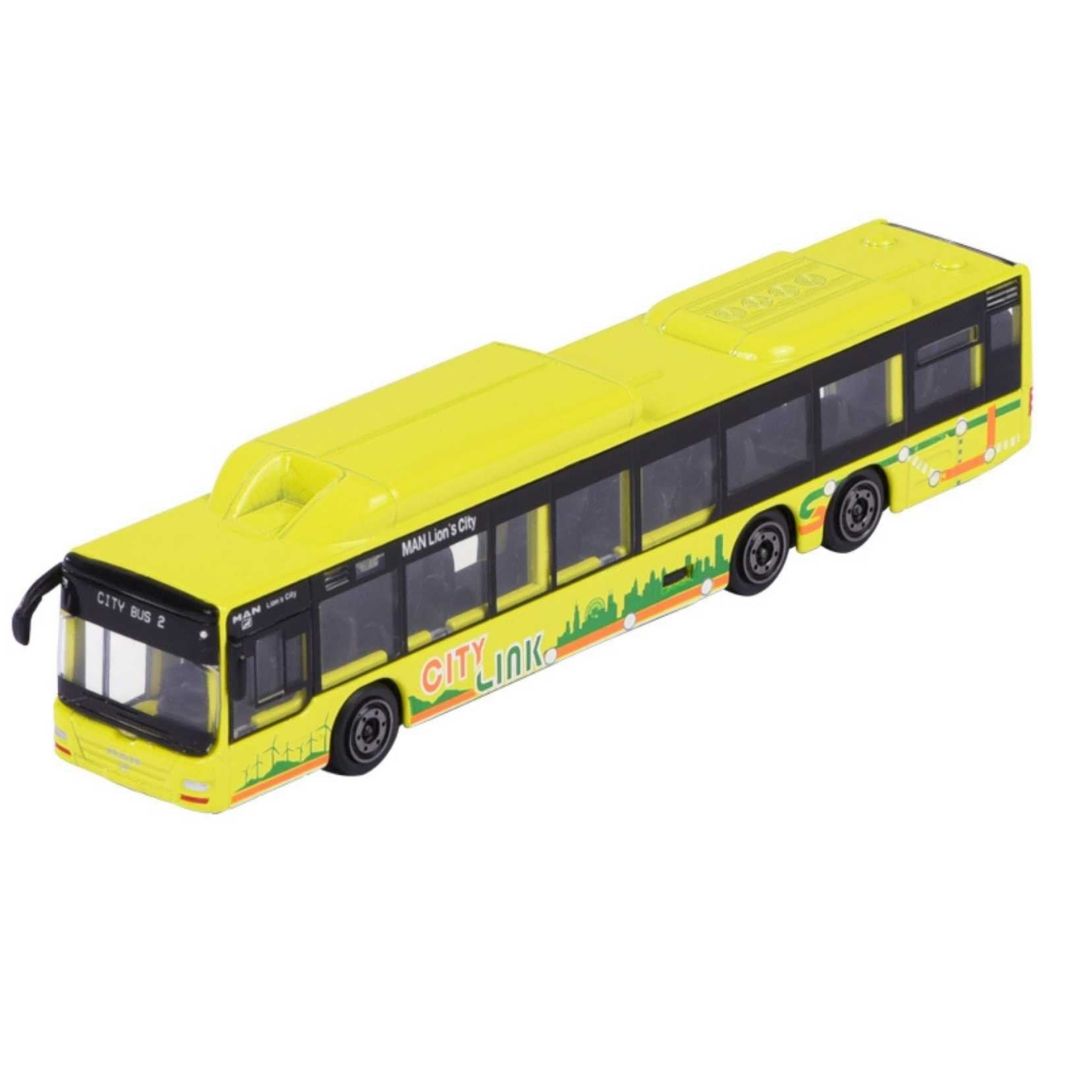 City Series - GREEN Man Lion's City CDie-Cast Bus by Majorette