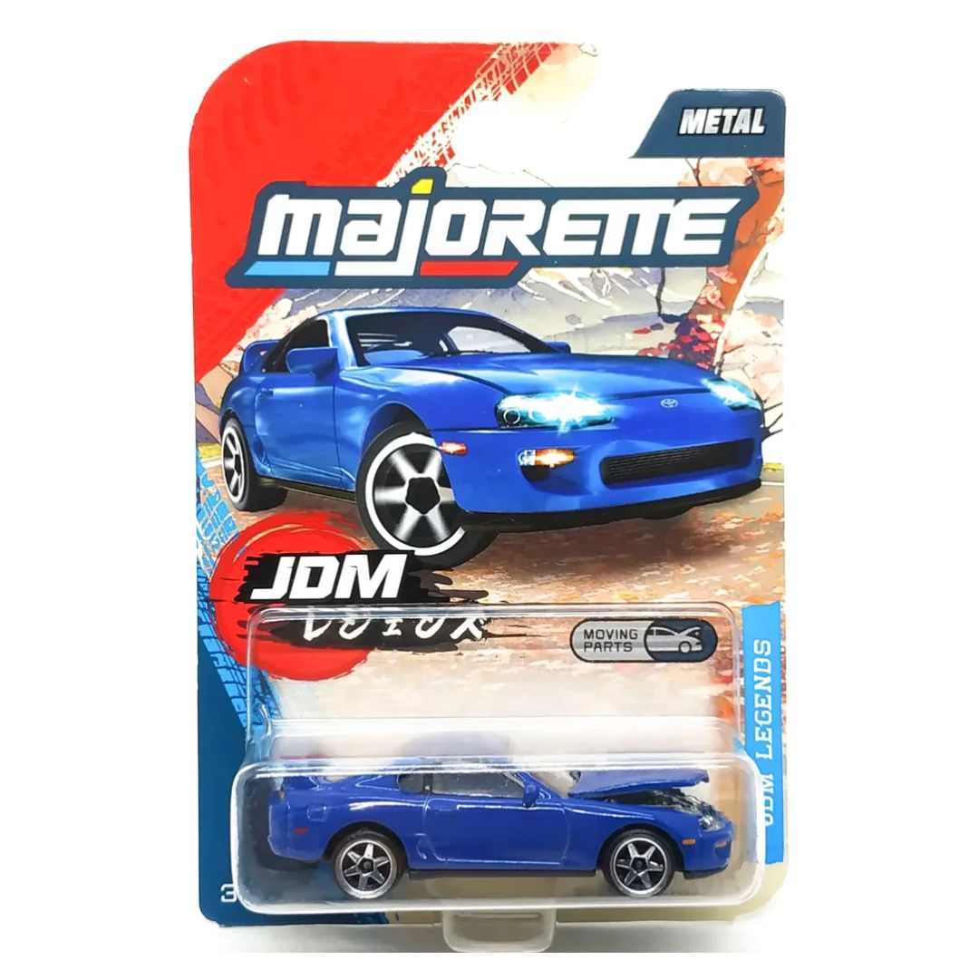 Blue JDM Legends Toyota Supra JZA80 1:64 Scale Die-Cast Car By Majorette -Majorette - India - www.superherotoystore.com