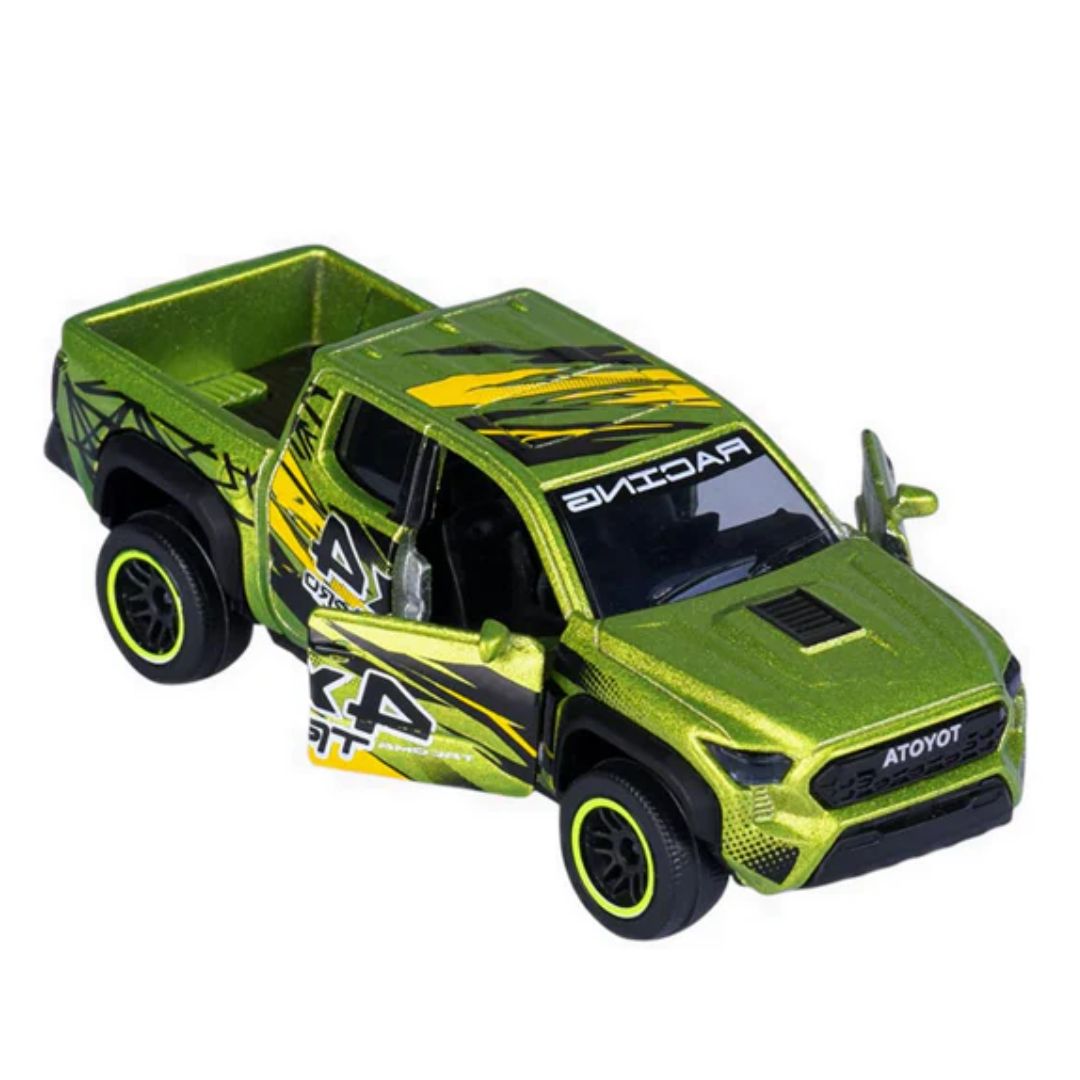 Racing Premium Green Toyota Tacoma TRD PRO Die-Cast Car By Majorette