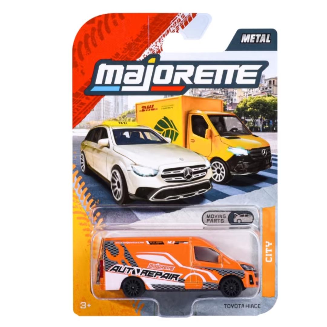 City Premium Orange Toyota Hiace 1:64 Scale Die-Cast Car By Majorette -Majorette - India - www.superherotoystore.com