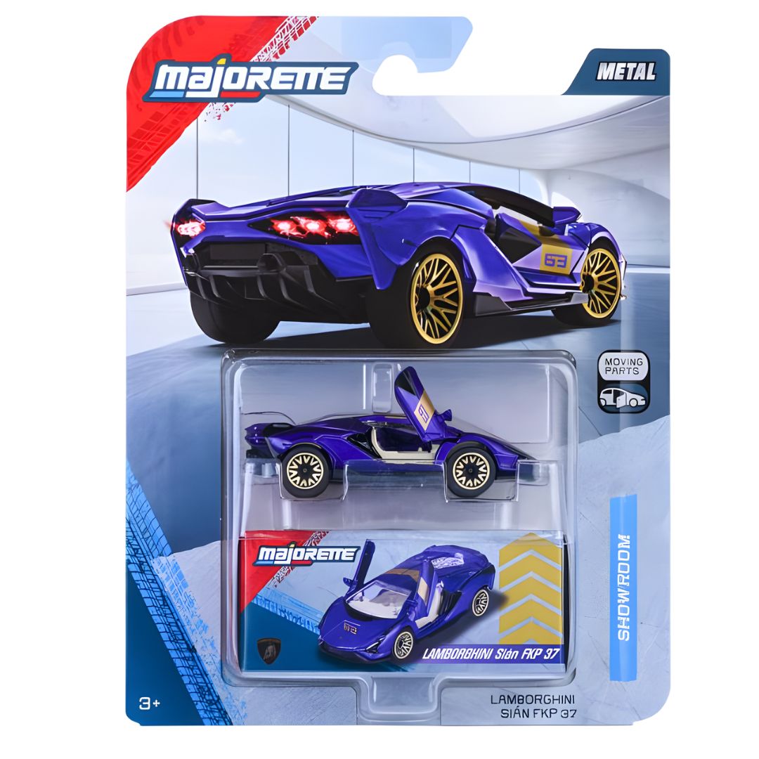 Showroom Deluxe Purple LAMBORGHINI Sian FKP 37 1:64 Scale Die-Cast Car By Majorette -Majorette - India - www.superherotoystore.com