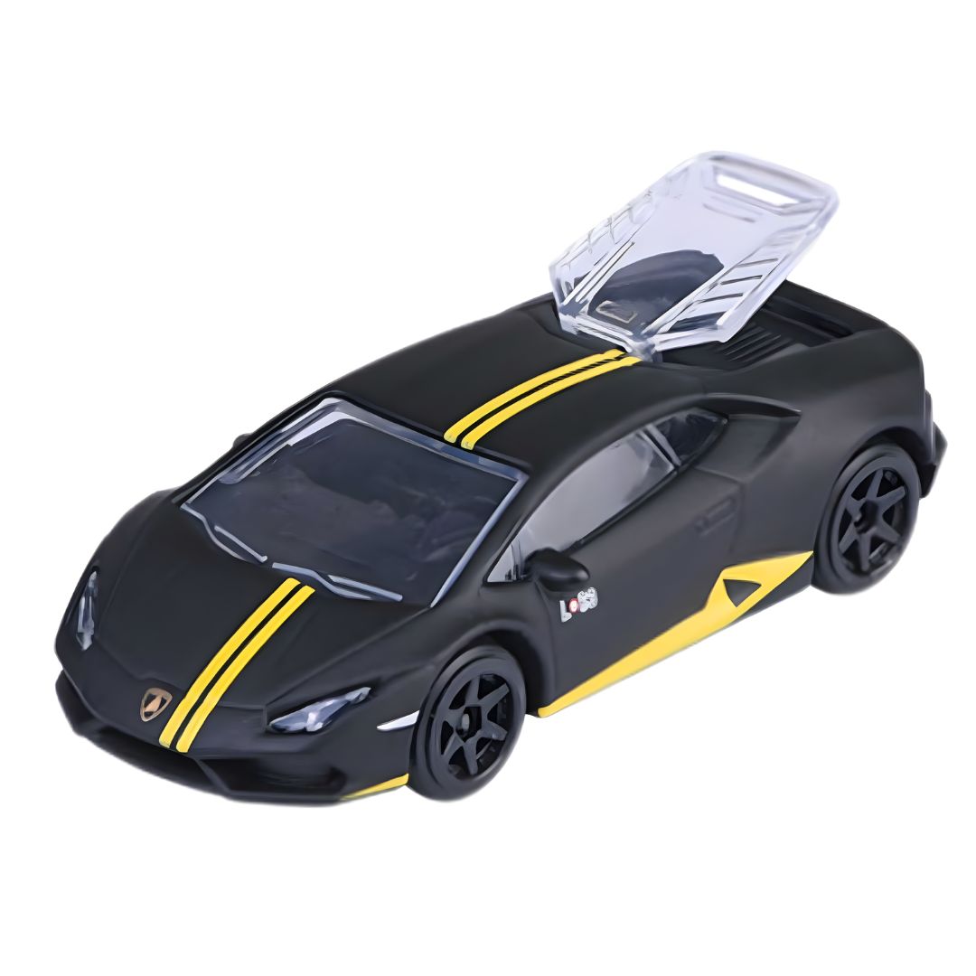 Showroom Premium Cars Matte Black Lamborghini Huracan Avio 1:64 Scale Die-Cast Car By Majorette -Majorette - India - www.superherotoystore.com