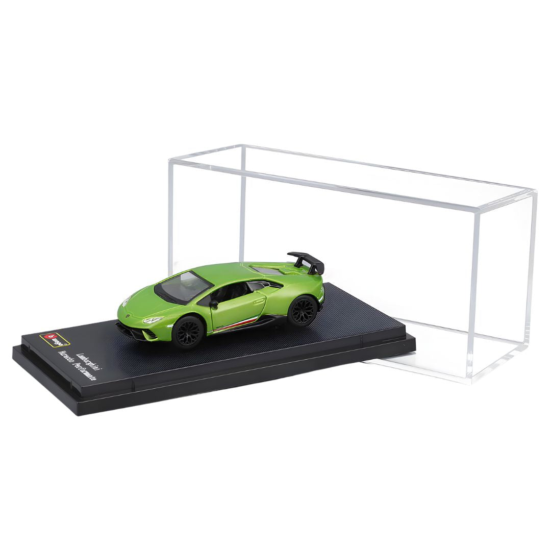 Green Lamborghini Huracan Performante (Hard Case) 1:64 Scale Die-Cast car By Bburago