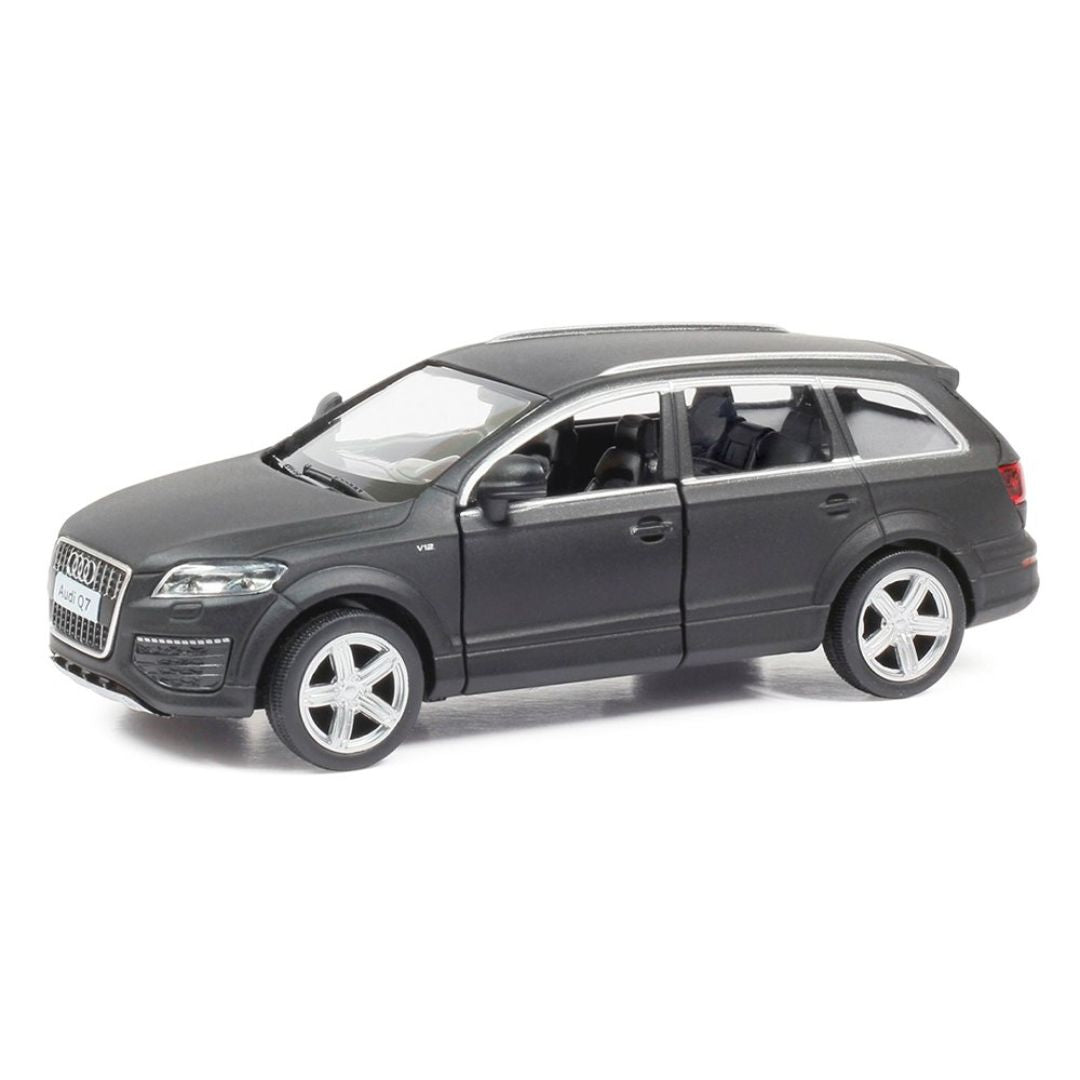 Matt Black Audi Q7 V12 1:43 Scale Die-Cast Car By RMZ