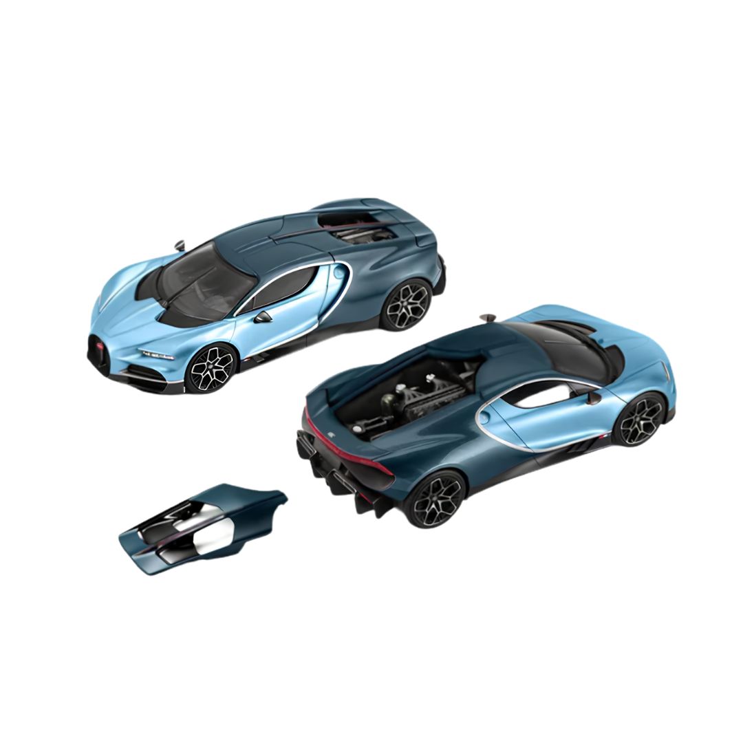 Bugatti Tourbillon Atlantic Blue 1:64 Scale Die-Cast Car By Trends Hobby -Trends Hobby - India - www.superherotoystore.com