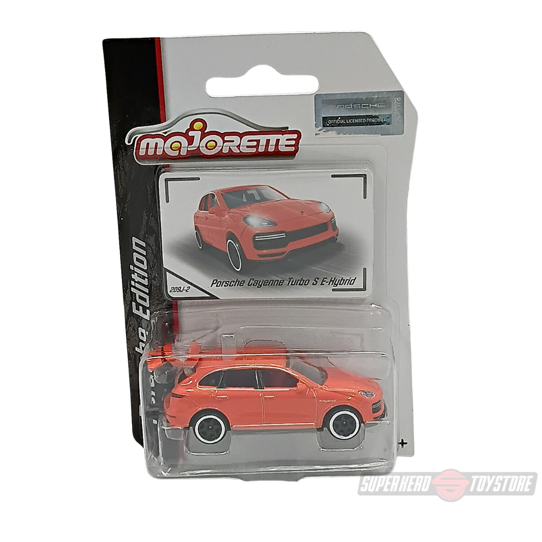 ORANGE Porsche CAYENNE TURBO S E-HYBRID 1:64 Scale Die-Cast Car By Majorette -Majorette - India - www.superherotoystore.com