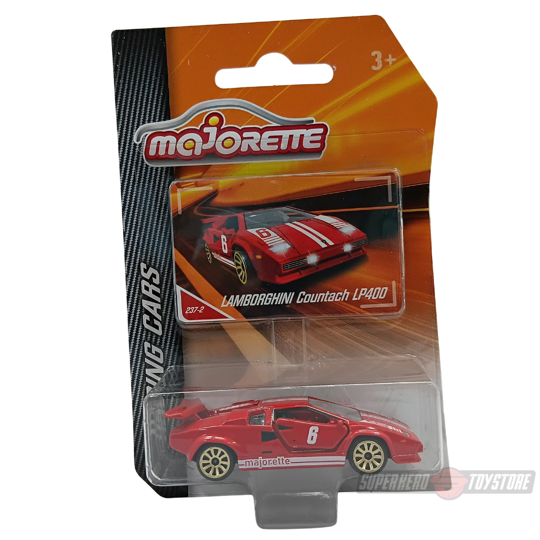 RED LAMBOGHINI COUNTACH LP400 1:64 Scale Die-Cast Car By Majorette -Majorette - India - www.superherotoystore.com